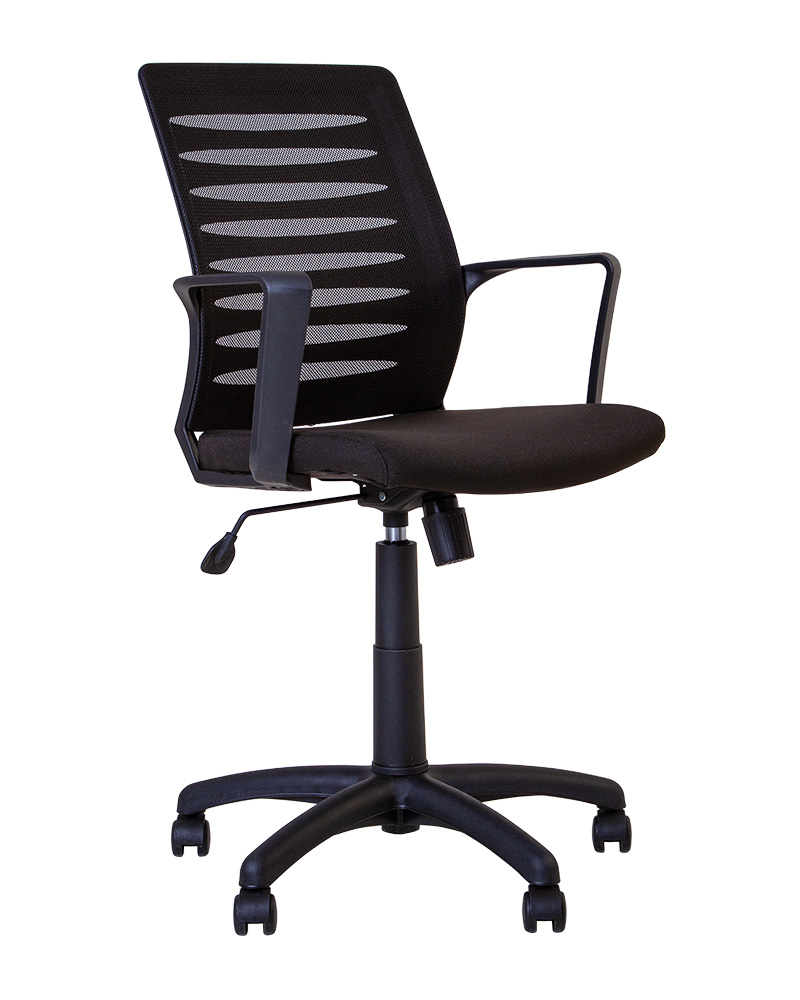 Крісло офісне NOWY STYL WEBSTAR GTP BLACK TILT PL62 OH/5 C-11 тканина, підлокітники